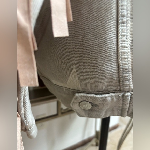 THE MORGAN WALLEN STAR FRINGE COUNTRY WESTERN CONCERT JEAN JACKET SZ S-L NWT - Picture 7 of 10